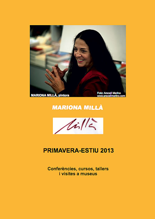 Mariona Millà - Programació Primavera-Estiu 2013