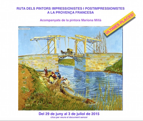 ruta dels pintors impressionistes a la provença francesa mariona milla